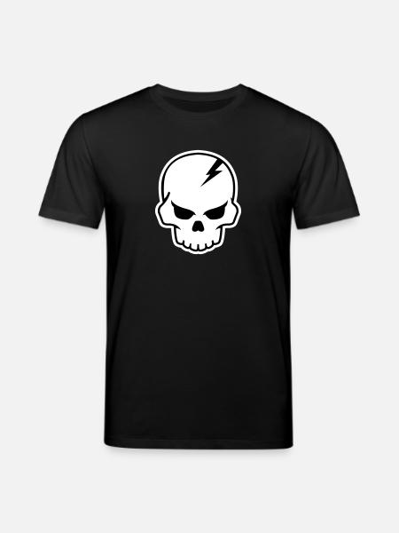 Skull - Stanley/Stella Unisex Bio-T-Shirt CREATOR  - Schwarz