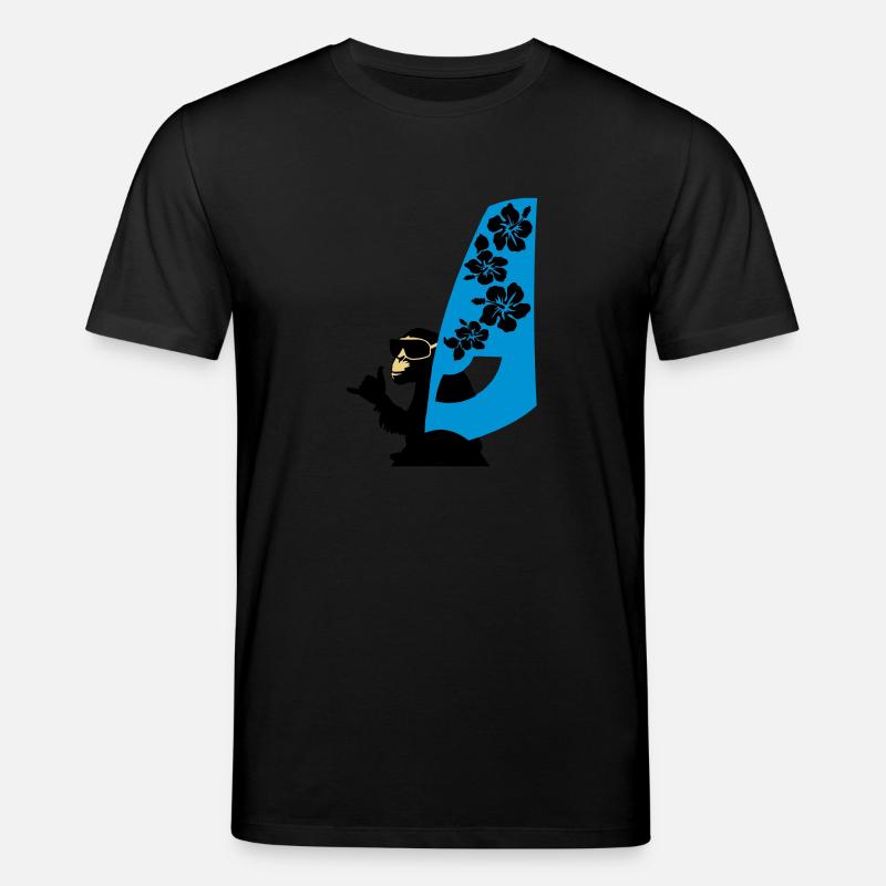 windsurfer - Stanley/Stella Unisex Bio-T-Shirt CREATOR  - Schwarz