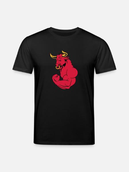 starker_stier_02 - T-shirt bio CREATOR Stanley/Stella Unisexe - noir