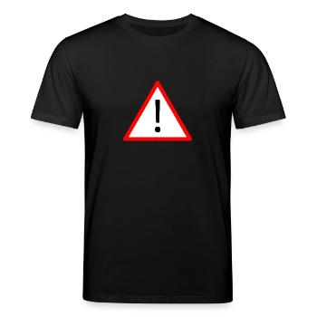 Attention! - T-shirt bio CREATOR Stanley/Stella Unisexe - noir - Devant - Alina (178cm) & Michal (187cm)