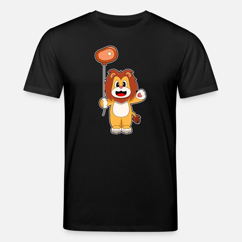 Löwe Luftballon  - Stanley/Stella Unisex Bio-T-Shirt CREATOR  - Schwarz