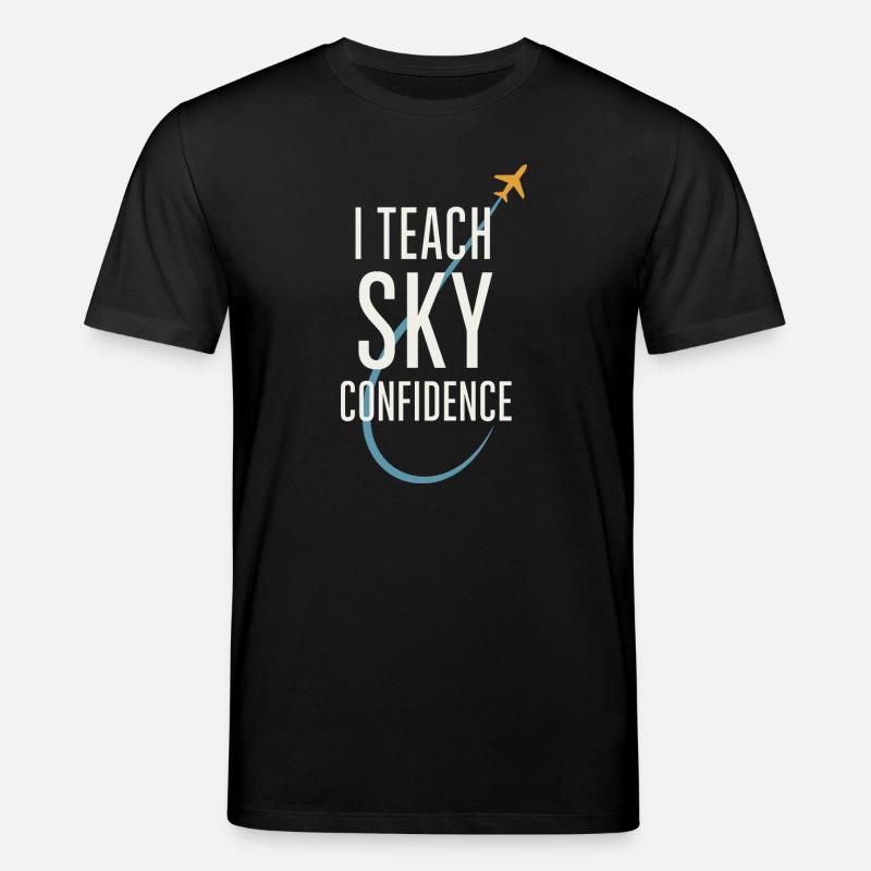 Fluglehrer Cfi Pilot Luftfahrtlehrer - Stanley/Stella Unisex Bio-T-Shirt CREATOR  - Schwarz