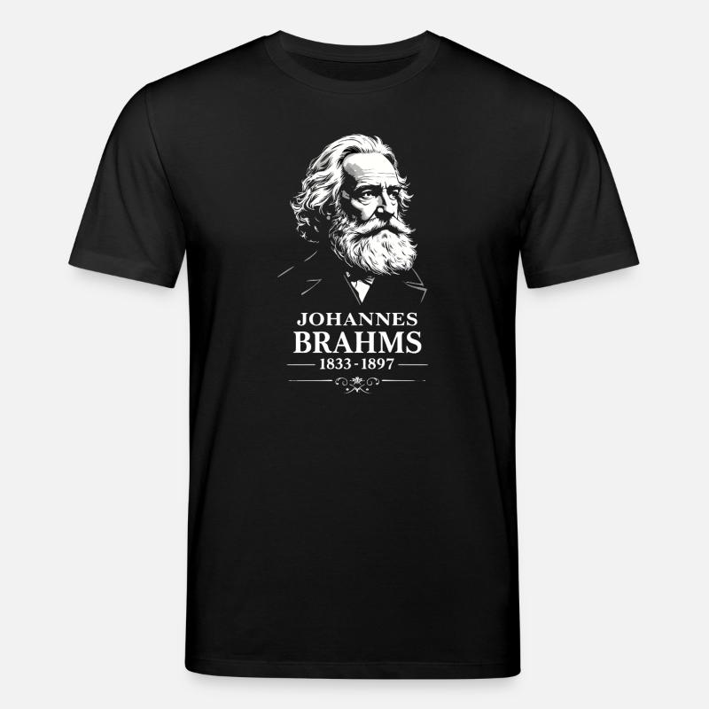 Johannes Brahms Komponist Dirigent Pianist - Stanley/Stella Unisex Bio-T-Shirt CREATOR  - Schwarz