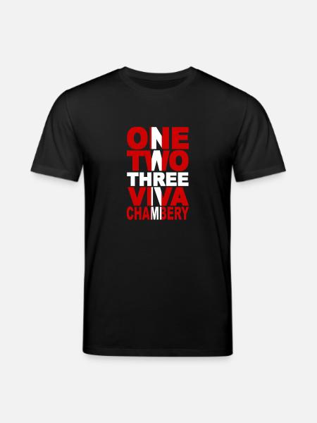 ONE TWO THREE VIVA CHAMBERY ! - T-shirt bio CREATOR Stanley/Stella Unisexe - noir