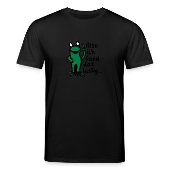 Frog + spell - Stanley/Stella CREATOR Unisex Organic T-Shirt - black - Front - Alina (178cm) & Michal (187cm)