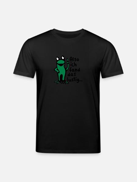 Grenouille + sort - T-shirt bio CREATOR Stanley/Stella Unisexe - noir