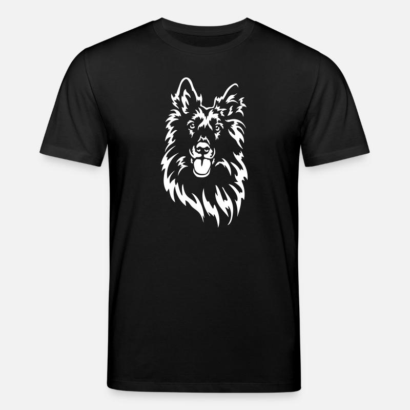 Groenendael Head « Black Edition » - T-shirt bio CREATOR Stanley/Stella Unisexe - noir