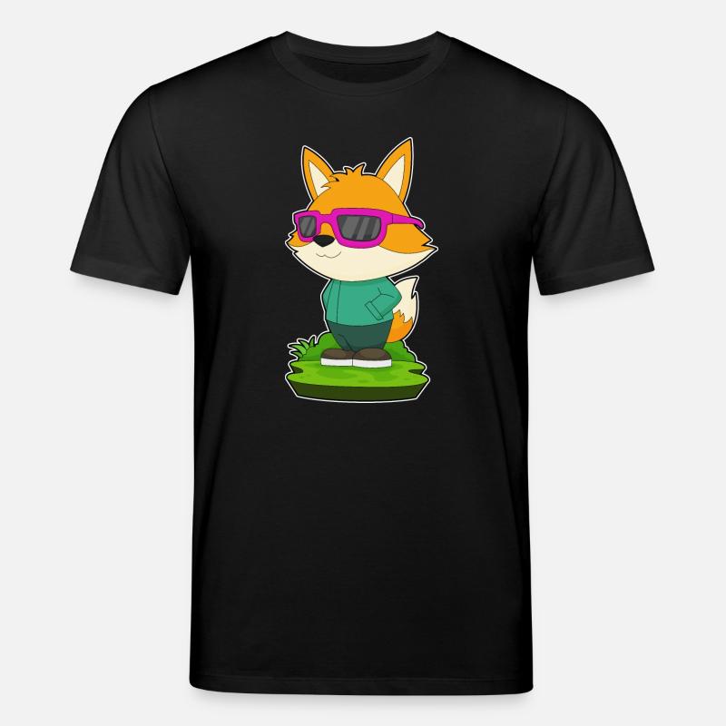 Lunettes de soleil Fox - T-shirt bio CREATOR Stanley/Stella Unisexe - noir