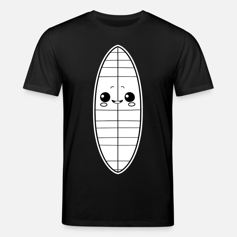 Planche de surf style dessin animé - T-shirt bio CREATOR Stanley/Stella Unisexe - noir