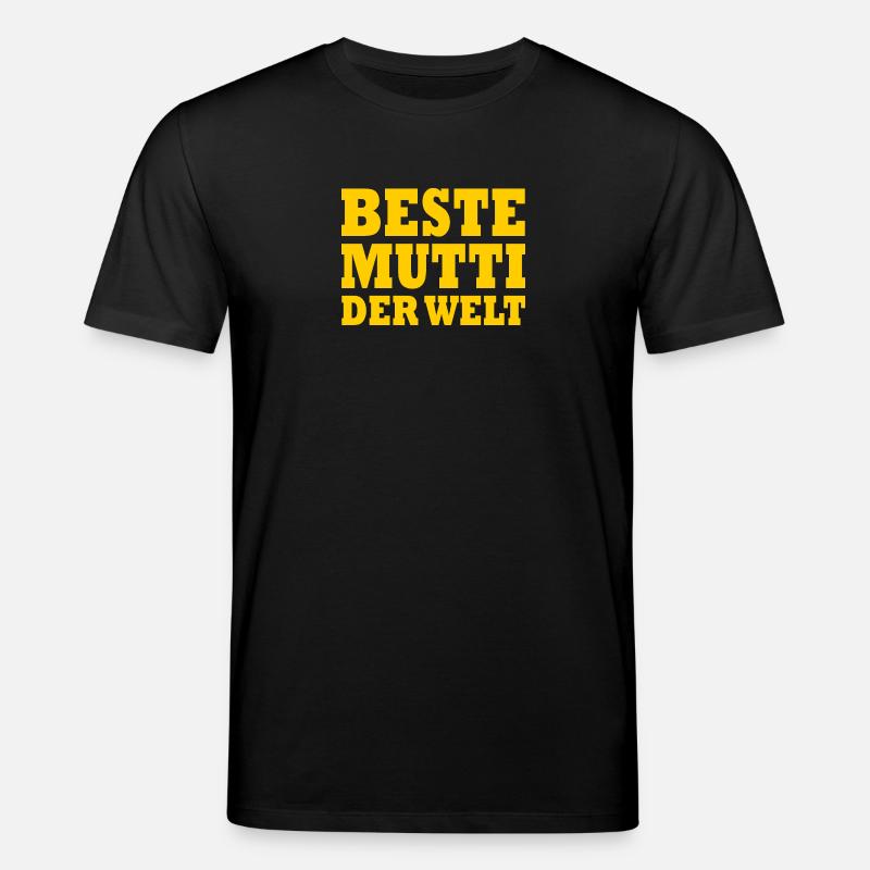 Beste mutti der welt - Stanley/Stella Unisex Bio-T-Shirt CREATOR  - Schwarz