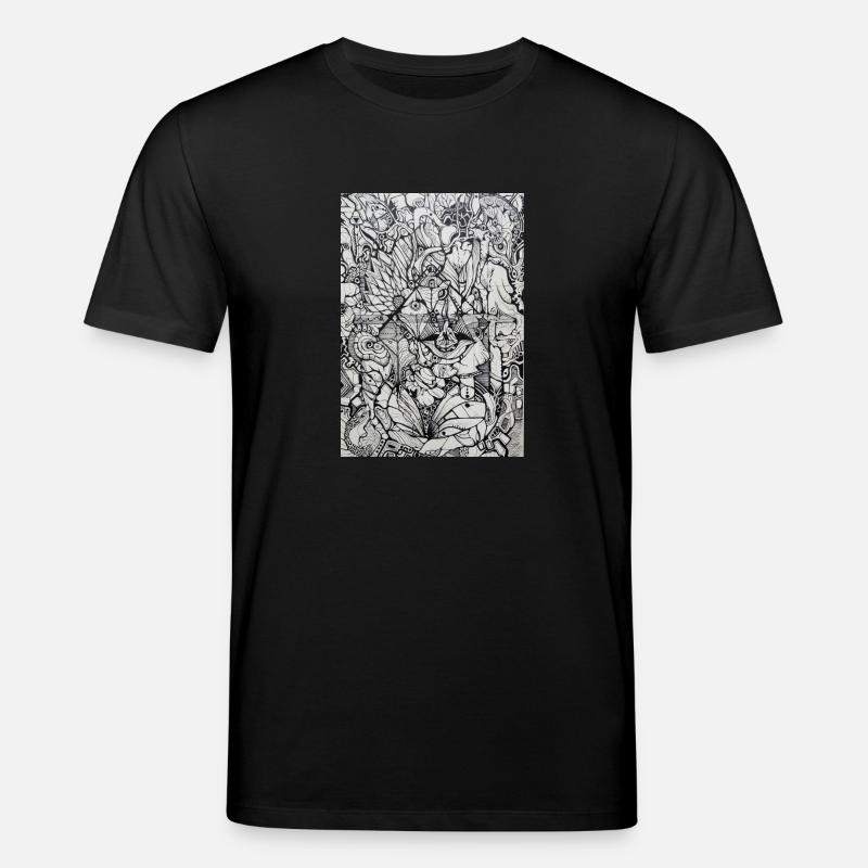 Psychedelic Vision - Stanley/Stella Unisex Bio-T-Shirt CREATOR - Schwarz