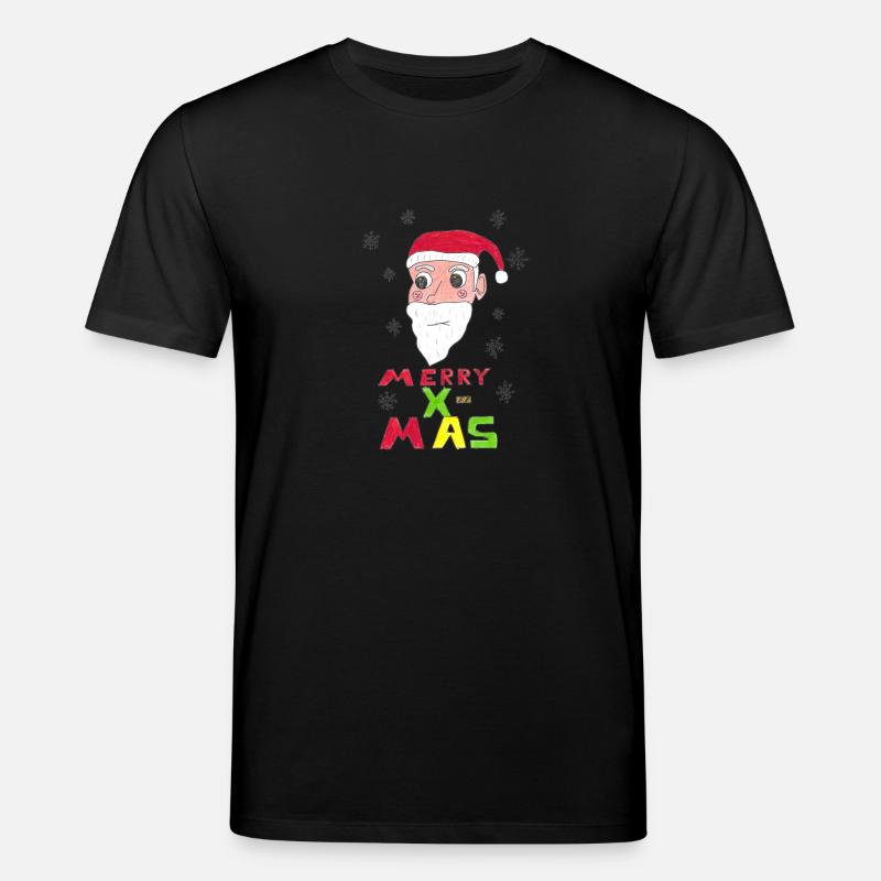 Père Noël Merry X-MAS - T-shirt bio CREATOR Stanley/Stella Unisexe - noir