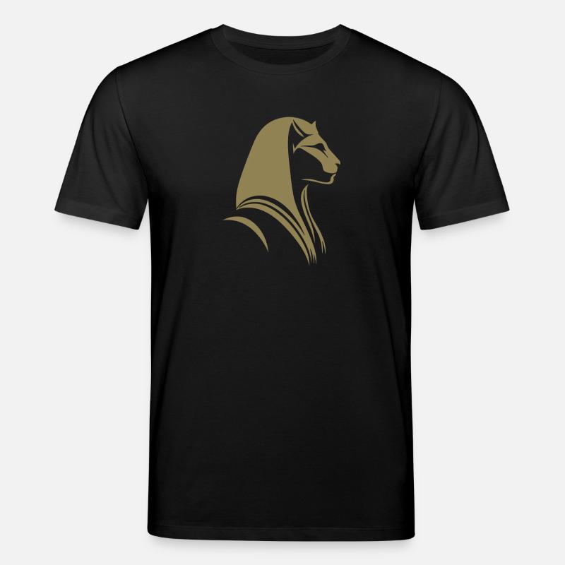 Cat Egypt Pharaoh Silhouette - Stanley/Stella CREATOR Unisex Organic T-Shirt - black