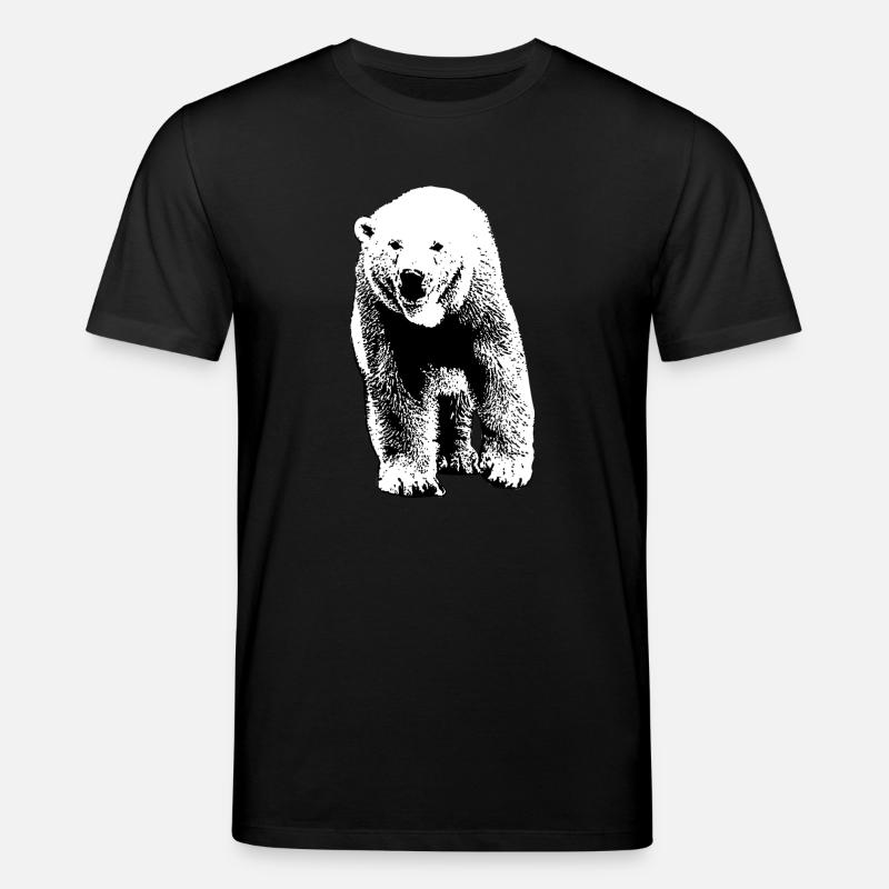 Polar Bear - Eisbär - Stanley/Stella Unisex Bio-T-Shirt CREATOR  - Schwarz