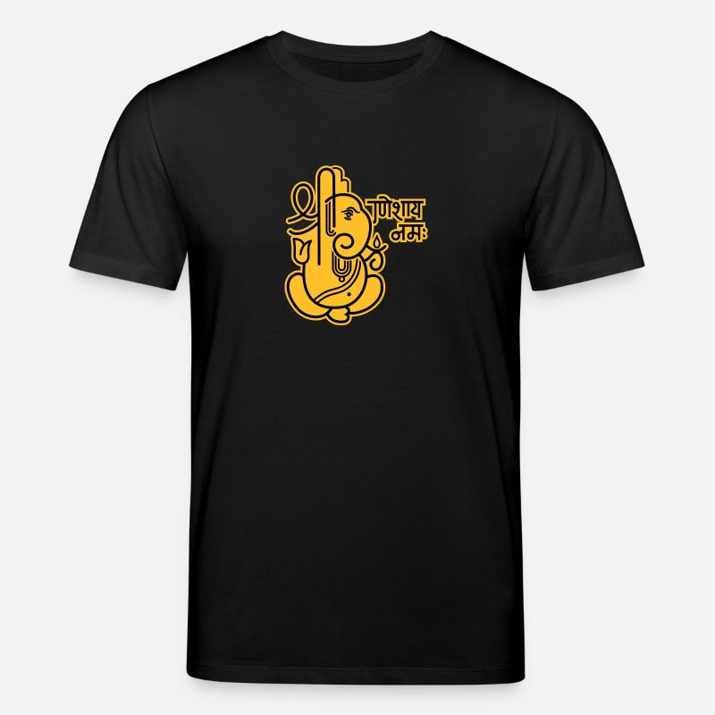 Ganesha Elephant No.05_2c - T-shirt bio CREATOR Stanley/Stella Unisexe - noir