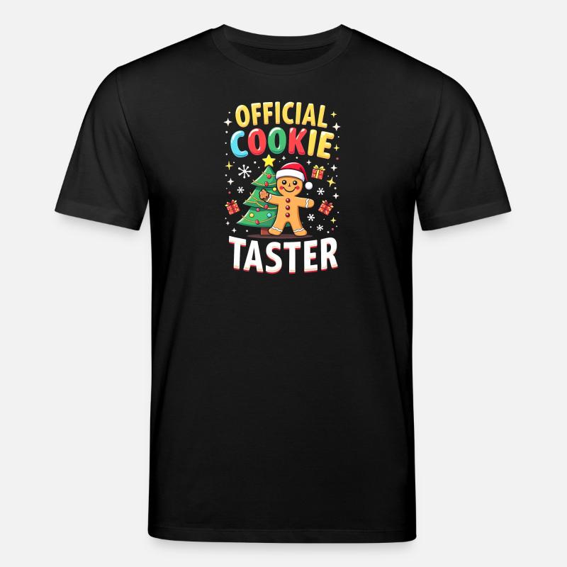 Official Cookie Button - Stanley/Stella CREATOR Unisex Organic T-Shirt - black