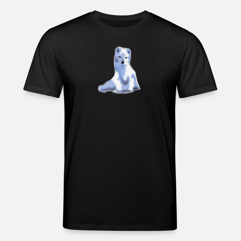 arctic foxy / Arktisfuchs - Stanley/Stella Unisex Bio-T-Shirt CREATOR  - Schwarz