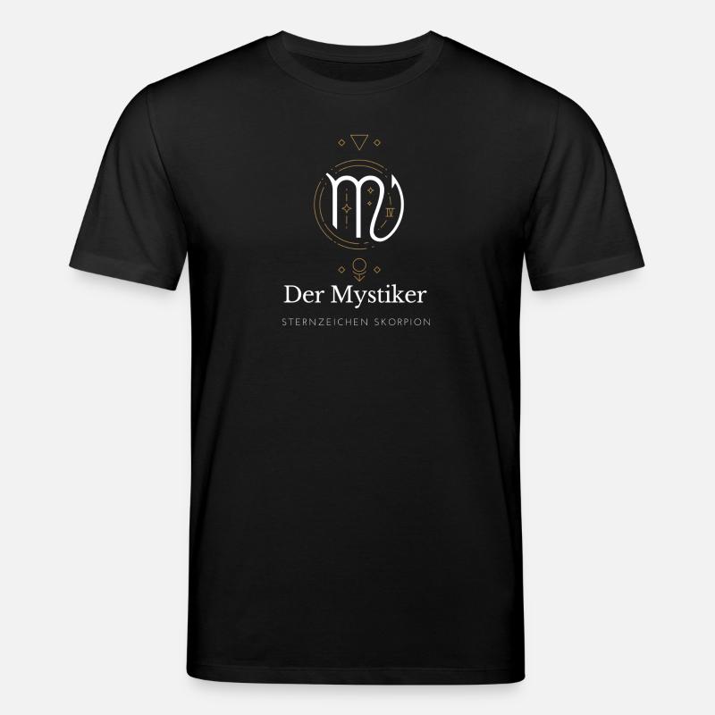 Der Mystiker - Sternzeichen Skorpion - Stanley/Stella Unisex Bio-T-Shirt CREATOR  - Schwarz