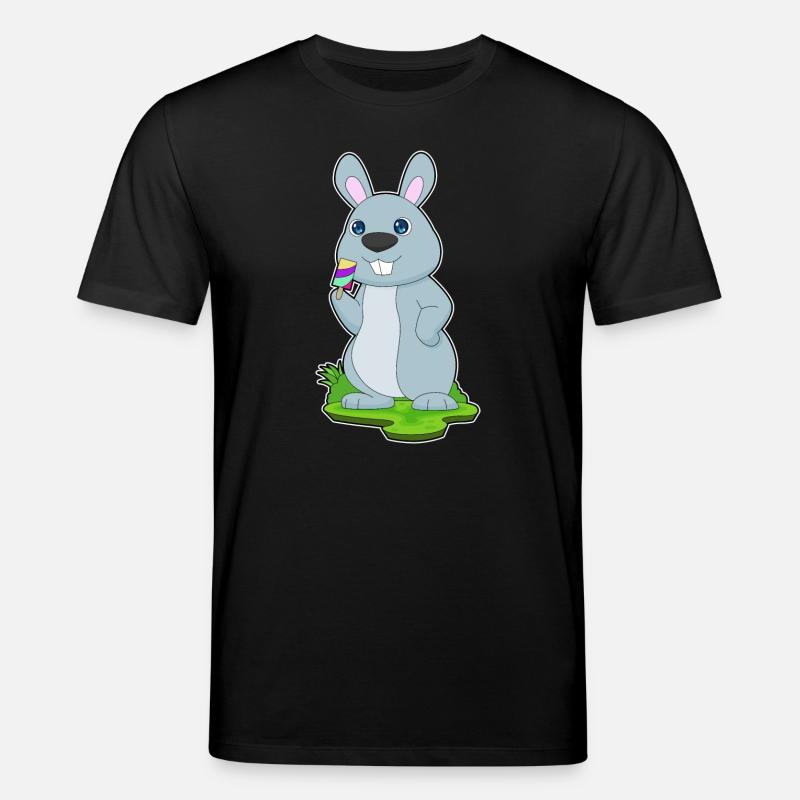 Popsicles lapin - T-shirt bio CREATOR Stanley/Stella Unisexe - noir