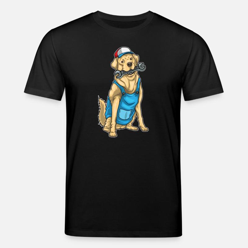 Clé d’artisanat Labrador - T-shirt bio CREATOR Stanley/Stella Unisexe - noir
