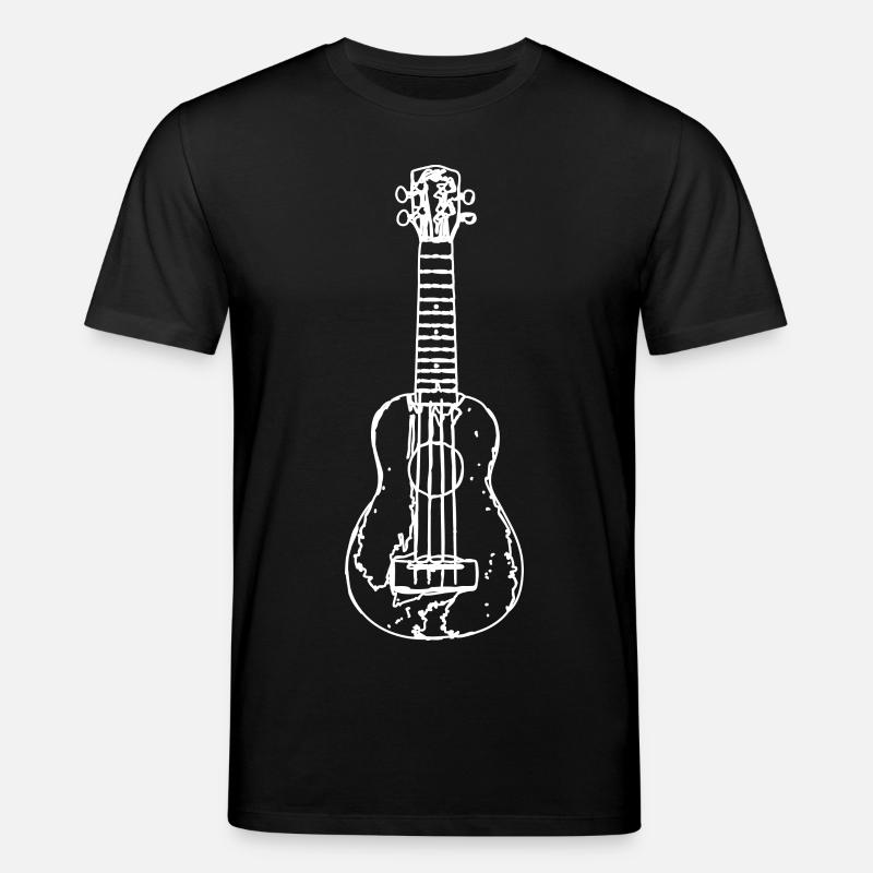Dessin de ukulélé - T-shirt bio CREATOR Stanley/Stella Unisexe - noir
