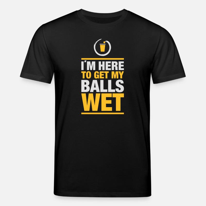 Bier Pong Bälle - Stanley/Stella Unisex Bio-T-Shirt CREATOR  - Schwarz