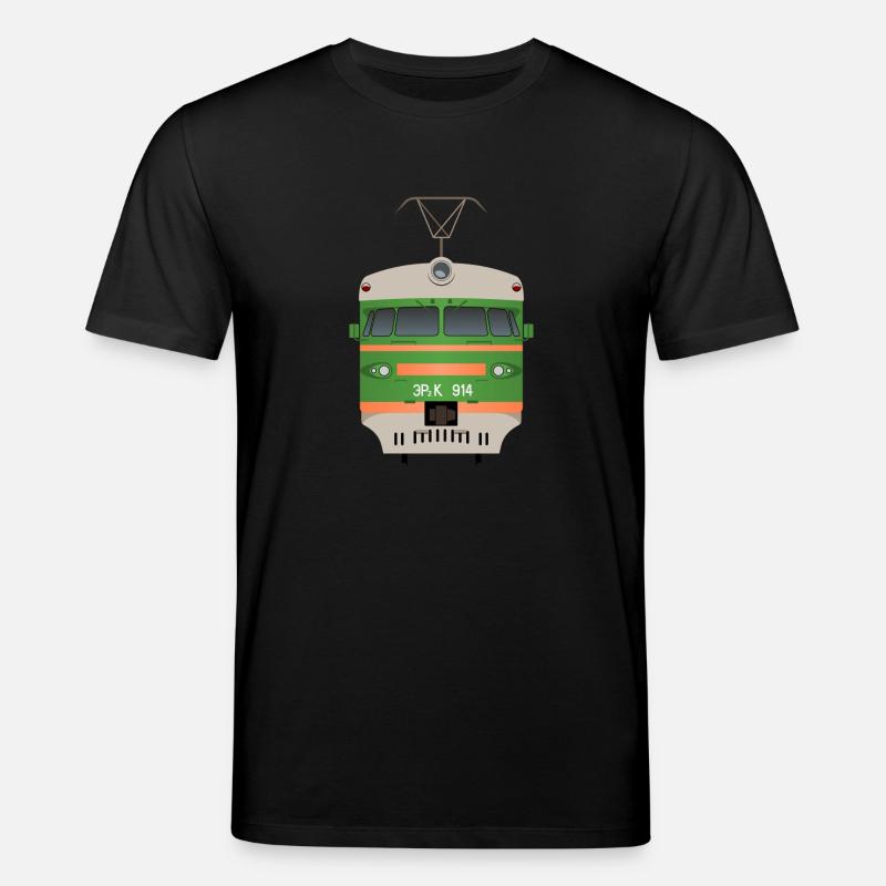 Train Russie - T-shirt bio CREATOR Stanley/Stella Unisexe - noir