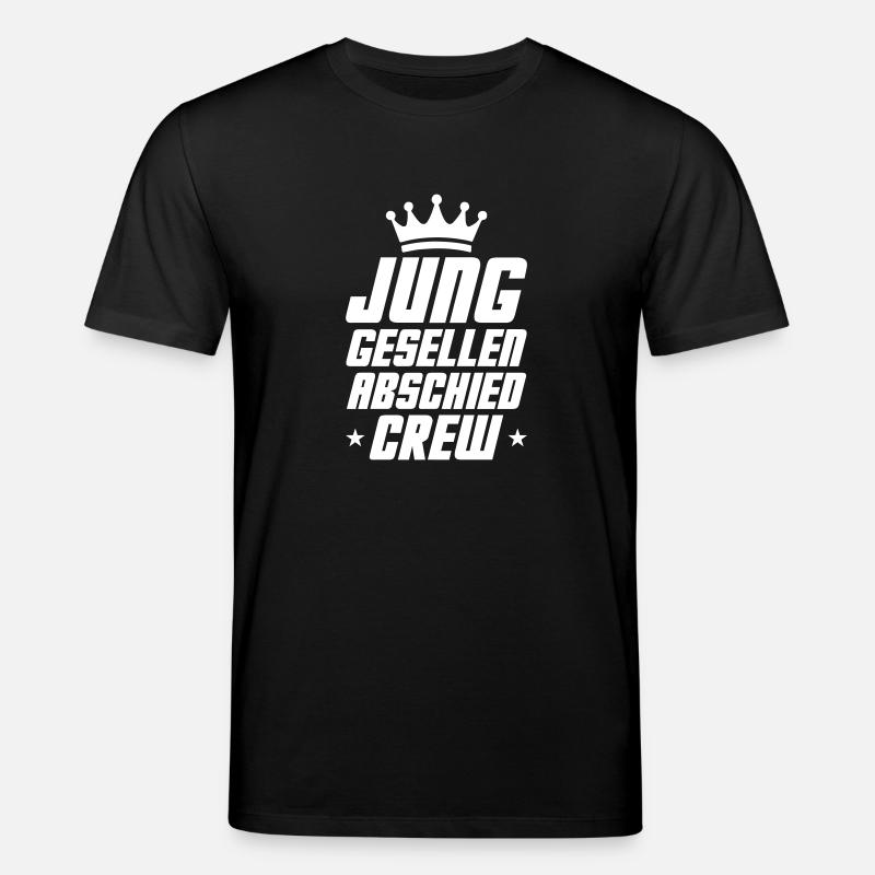Junggesellen Abschied Crew - Stanley/Stella Unisex Bio-T-Shirt CREATOR  - Schwarz