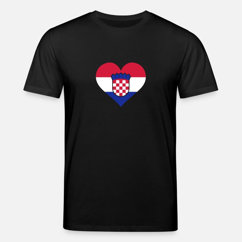 kroatien - Stanley/Stella Unisex Bio-T-Shirt CREATOR  - Schwarz