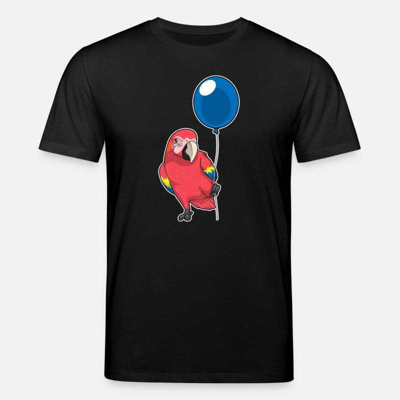 Ballon perroquet - T-shirt bio CREATOR Stanley/Stella Unisexe - noir