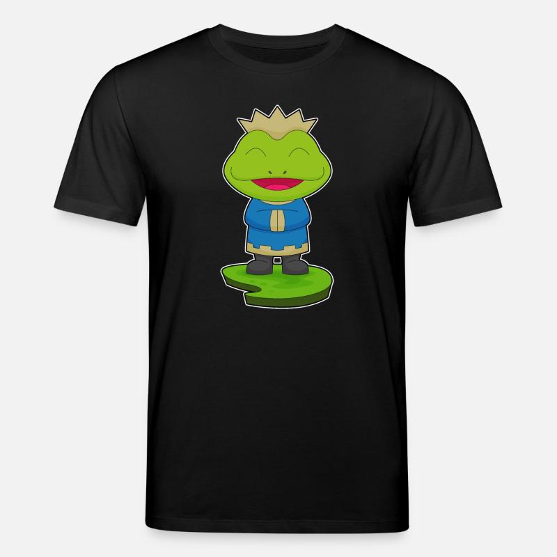 Frosch Krone - Stanley/Stella Unisex Bio-T-Shirt CREATOR  - Schwarz