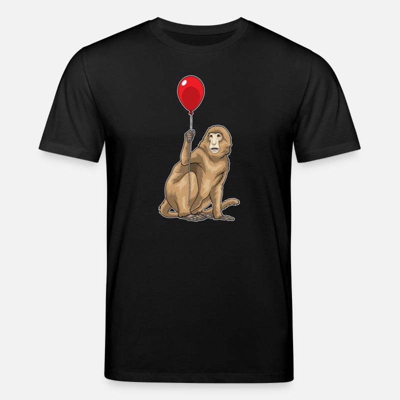 Affe Luftballon - Stanley/Stella Unisex Bio-T-Shirt CREATOR - Schwarz