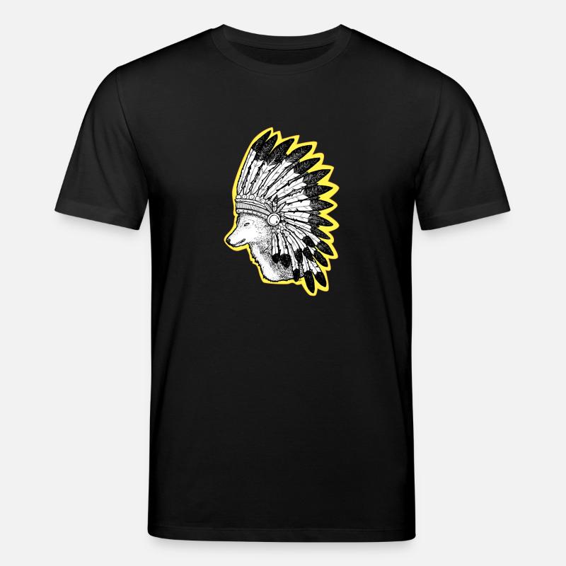 Wolf - Stanley/Stella Unisex Bio-T-Shirt CREATOR  - Schwarz