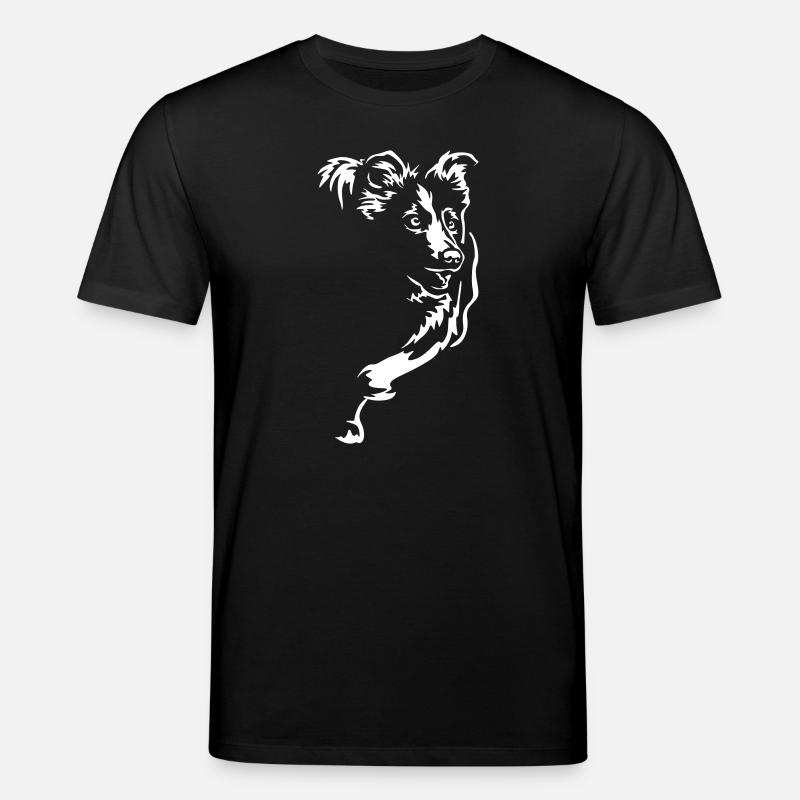 Border Collie "Black Edition" - Stanley/Stella Unisex Bio-T-Shirt CREATOR - Schwarz