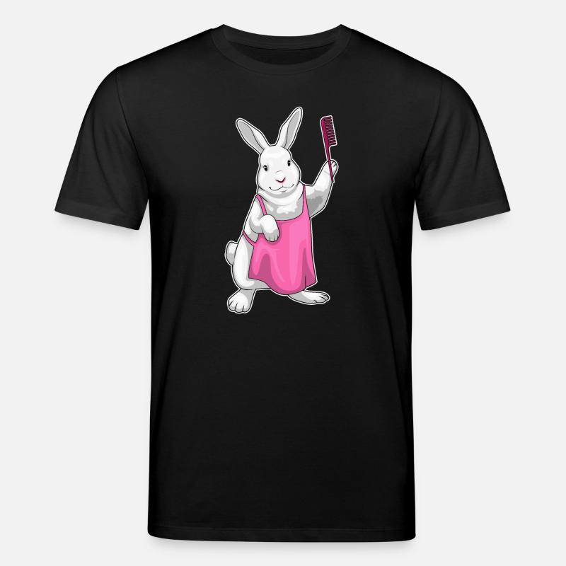 Peigne de coiffeur Bunny - T-shirt bio CREATOR Stanley/Stella Unisexe - noir
