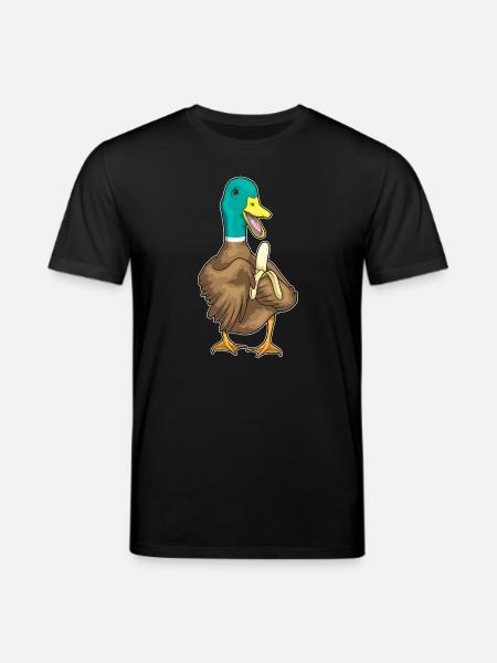 Duck Banana - Stanley/Stella CREATOR Unisex Organic T-Shirt - black