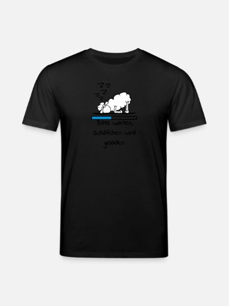 Schäfchen - Stanley/Stella Unisex Bio-T-Shirt CREATOR  - Schwarz