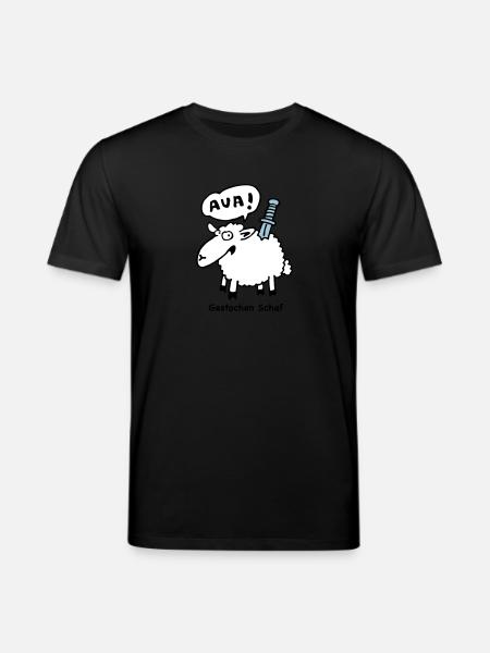 gestochen_schaf - Stanley/Stella CREATOR Unisex Organic T-Shirt - black