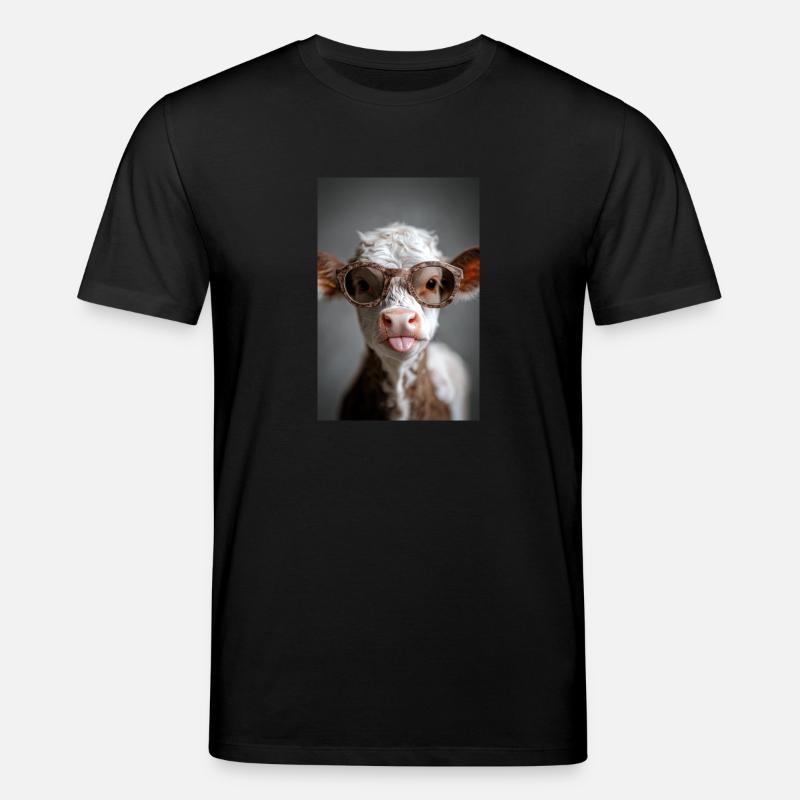 Cooles Kalb mit Attitüde - Stanley/Stella Unisex Bio-T-Shirt CREATOR  - Schwarz