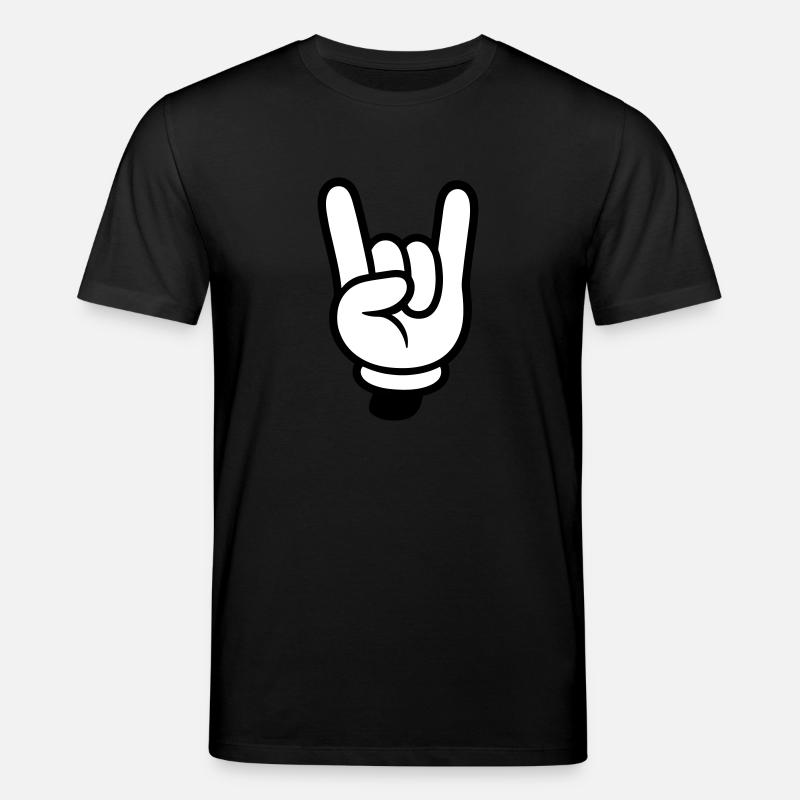 Party Hand Comic - Stanley/Stella Unisex Bio-T-Shirt CREATOR  - Schwarz