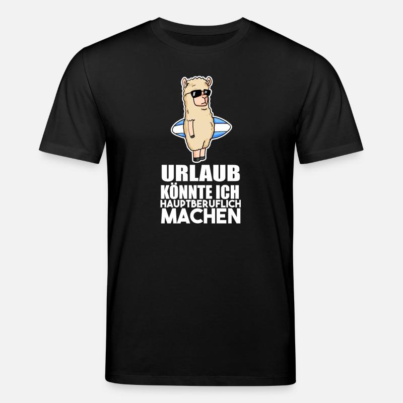 Urlaub Surfen - Stanley/Stella Unisex Bio-T-Shirt CREATOR - Schwarz
