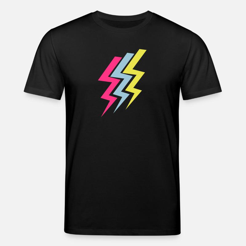 Drei Blitze - Three Thunderbolts - Stanley/Stella Unisex Bio-T-Shirt CREATOR  - Schwarz