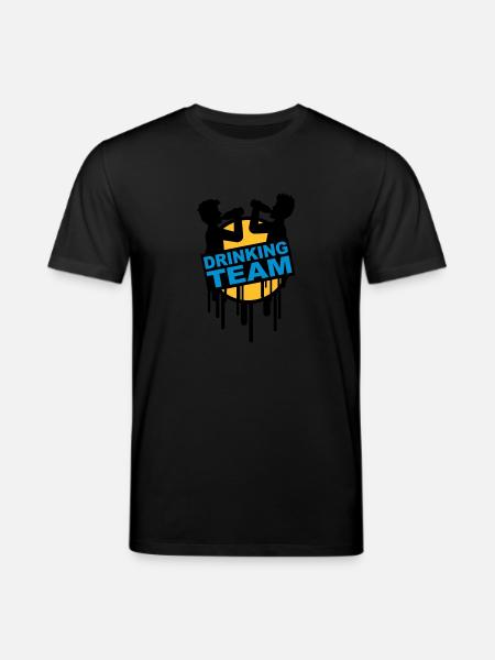 drinking_team_graffiti_stamp - T-shirt bio CREATOR Stanley/Stella Unisexe - noir