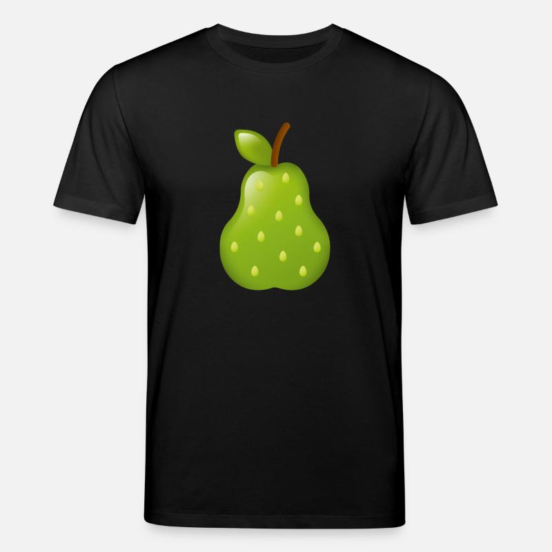 Smiley Pear - Stanley/Stella Unisex Bio-T-Shirt CREATOR  - Schwarz