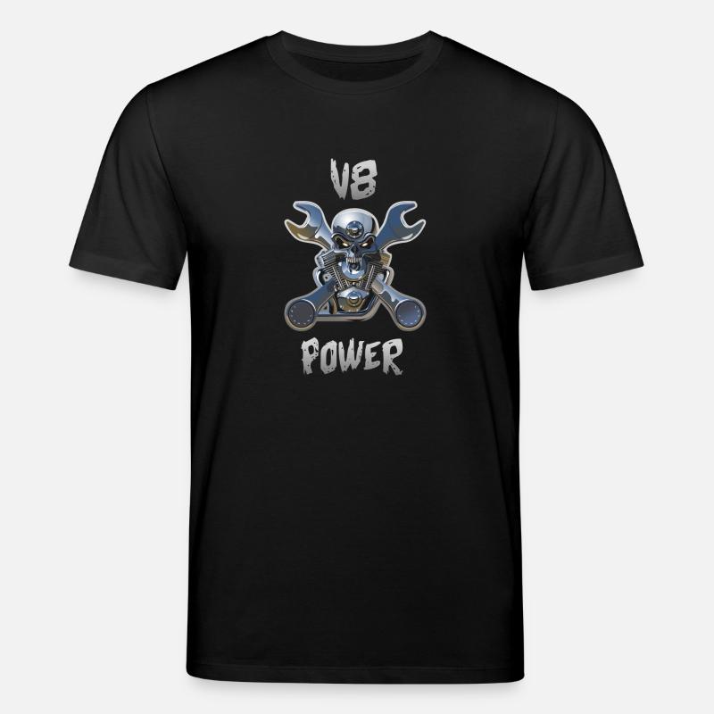 Motor V8 Power - Stanley/Stella Unisex Bio-T-Shirt CREATOR  - Schwarz