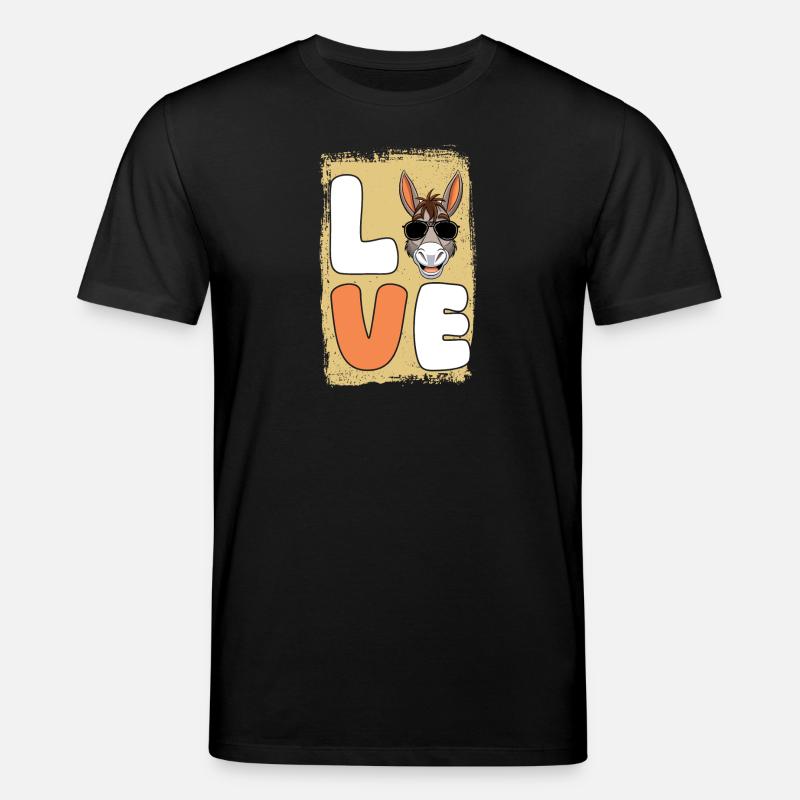 Esel - Stanley/Stella Unisex Bio-T-Shirt CREATOR  - Schwarz