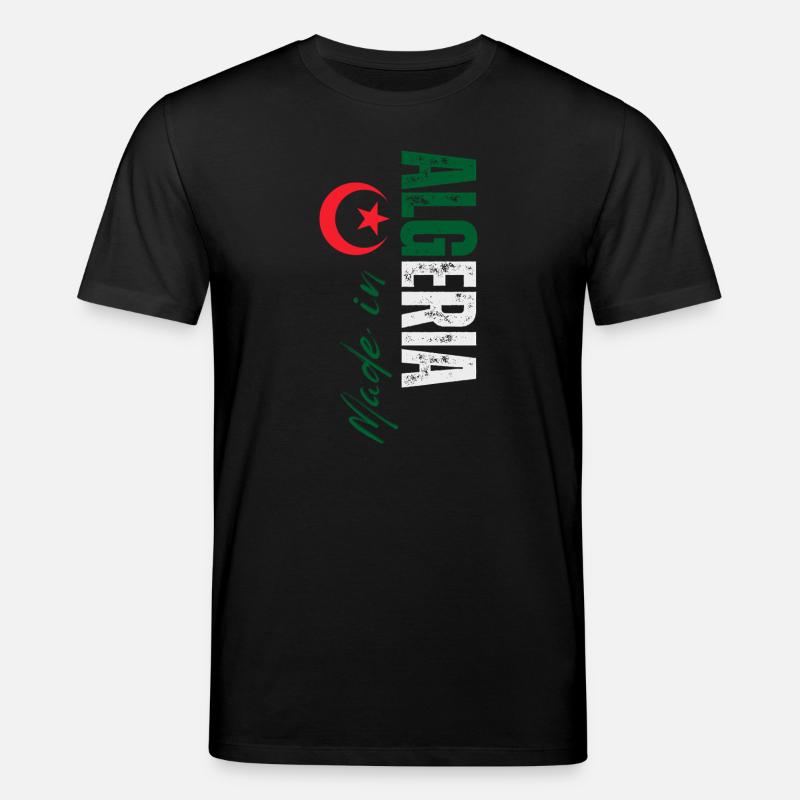 Fabriqué en Algérie, conception verticale - T-shirt bio CREATOR Stanley/Stella Unisexe - noir