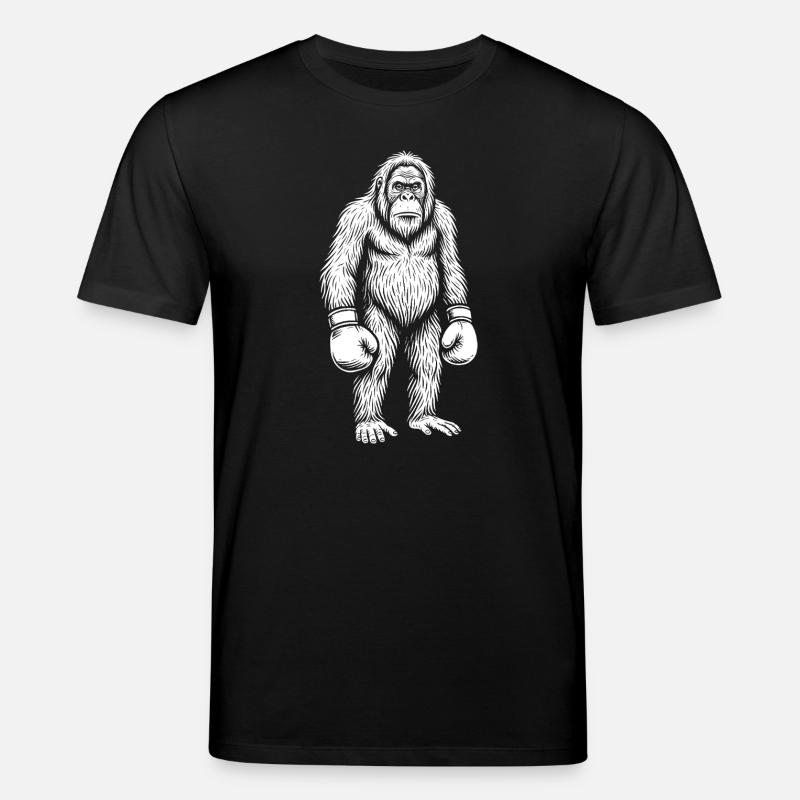 Orangutan-Box-Silhouette - Stanley/Stella Unisex Bio-T-Shirt CREATOR  - Schwarz