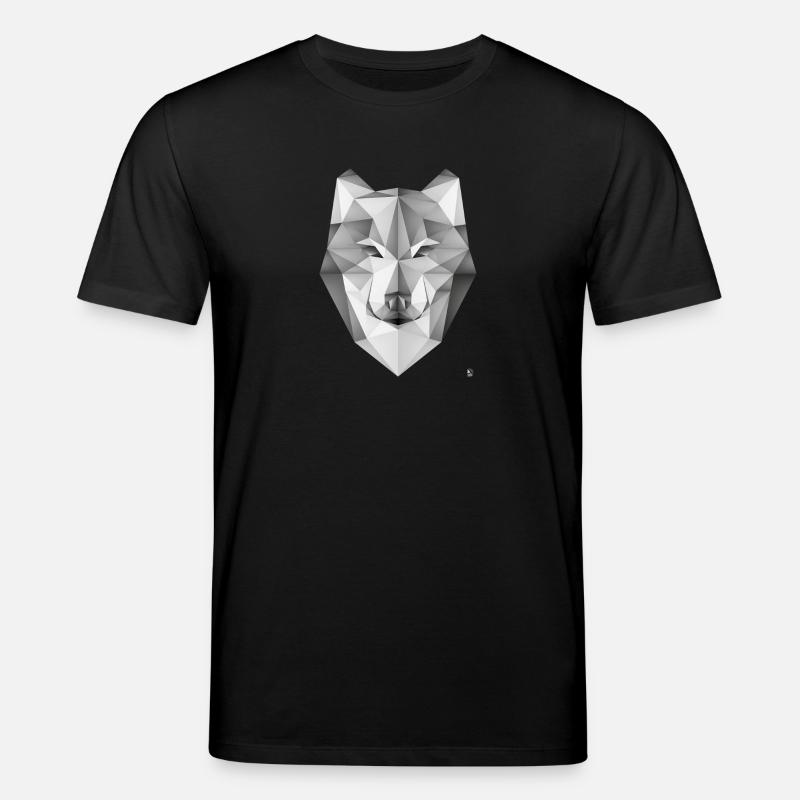 AD Geometric Wolf - T-shirt bio CREATOR Stanley/Stella Unisexe - noir