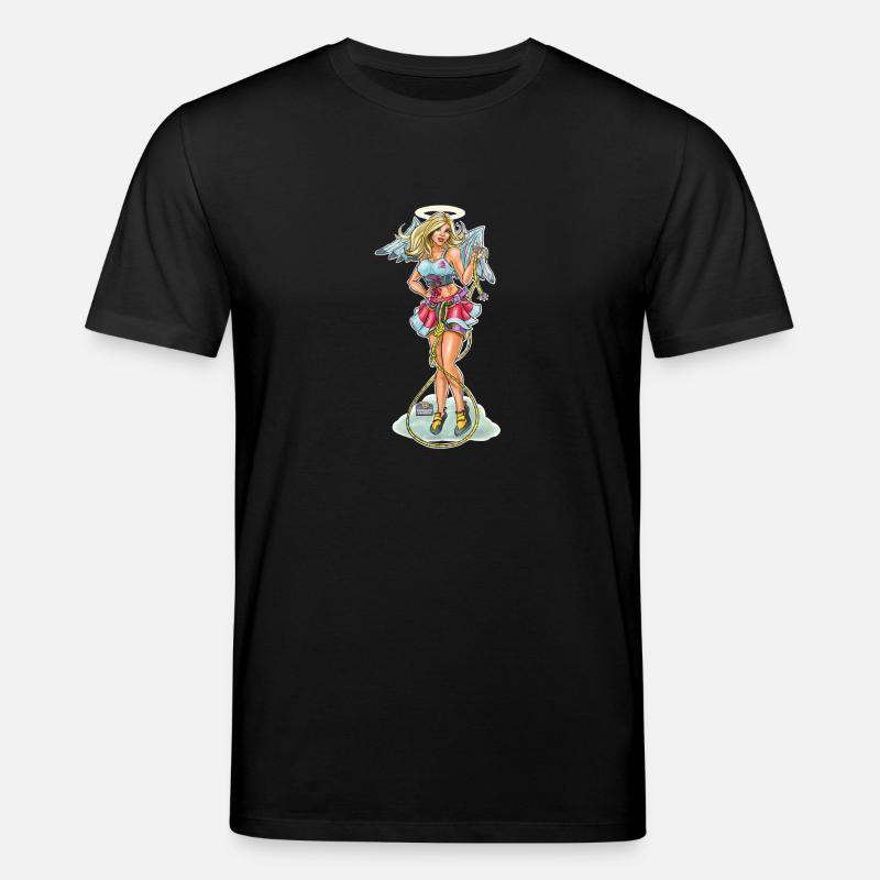 Kletterin - Engel - Stanley/Stella Unisex Bio-T-Shirt CREATOR  - Schwarz